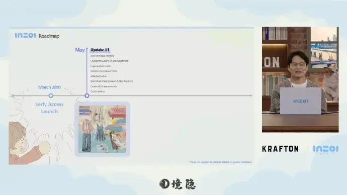 生活模拟游戏《inZOI》后续更新计划公开